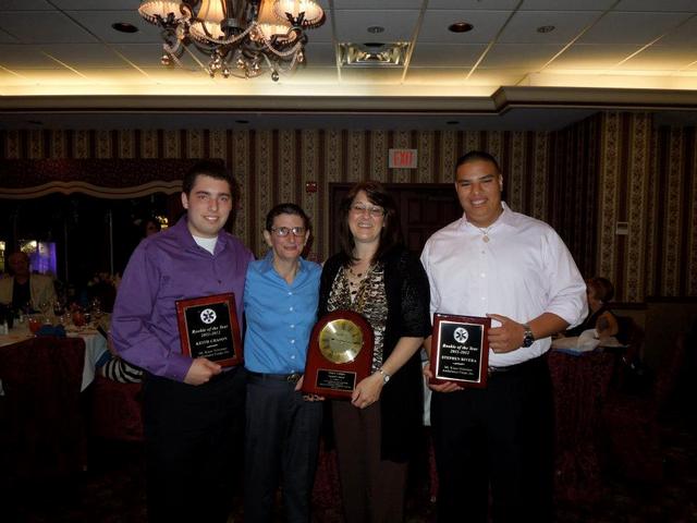 Members Awarded for their Dedication at our Annual Dinner 2012